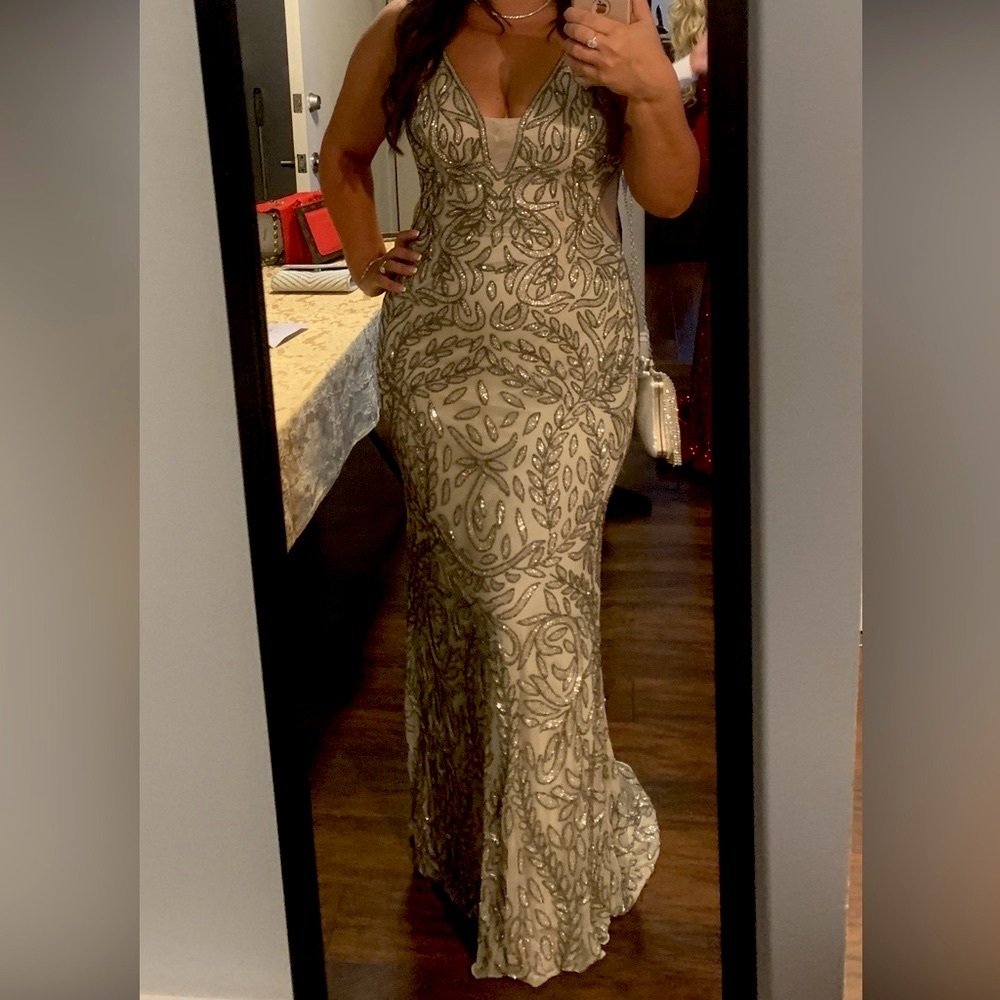 Evening Beaded Gown